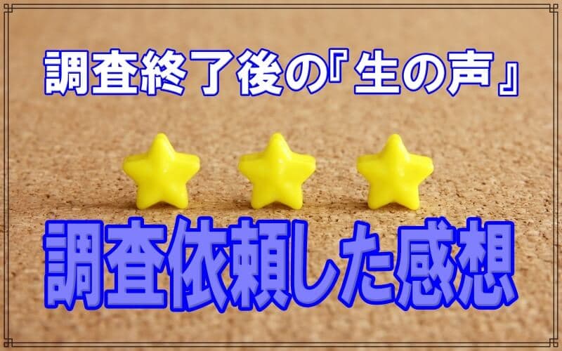 千葉県のラブ探偵事務所へ各種調査を依頼した感想