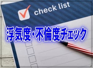 ラブ探偵事務所オリジナル浮気度不倫度チェック