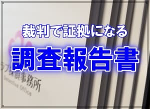 千葉県のラブ探偵事務所は裁判で証拠になる調査報告書