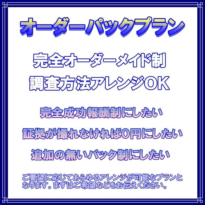 ラブ探偵事務所浮気調査や素行調査オーダーパックプラン