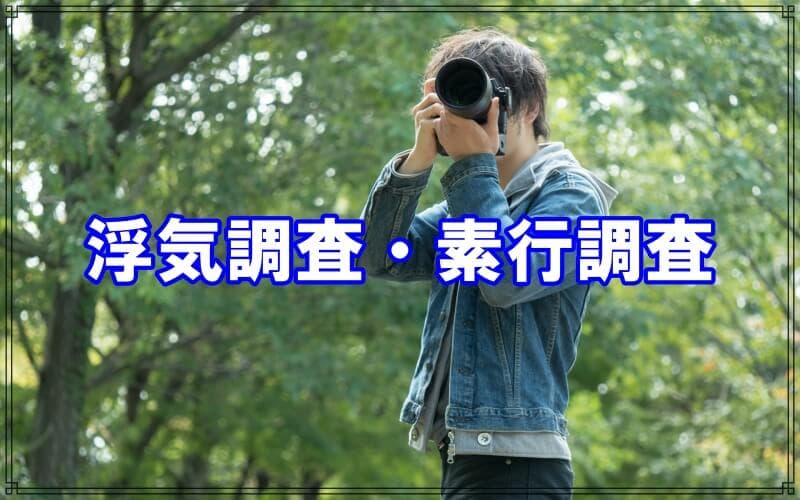 浮気調査や素行調査に関連する情報と民事裁判の判例