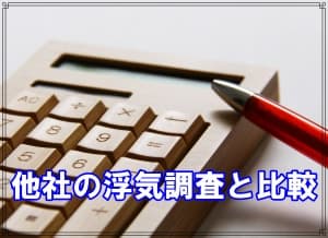 ラブ探偵事務所と他社の浮気調査や不倫調査を比較
