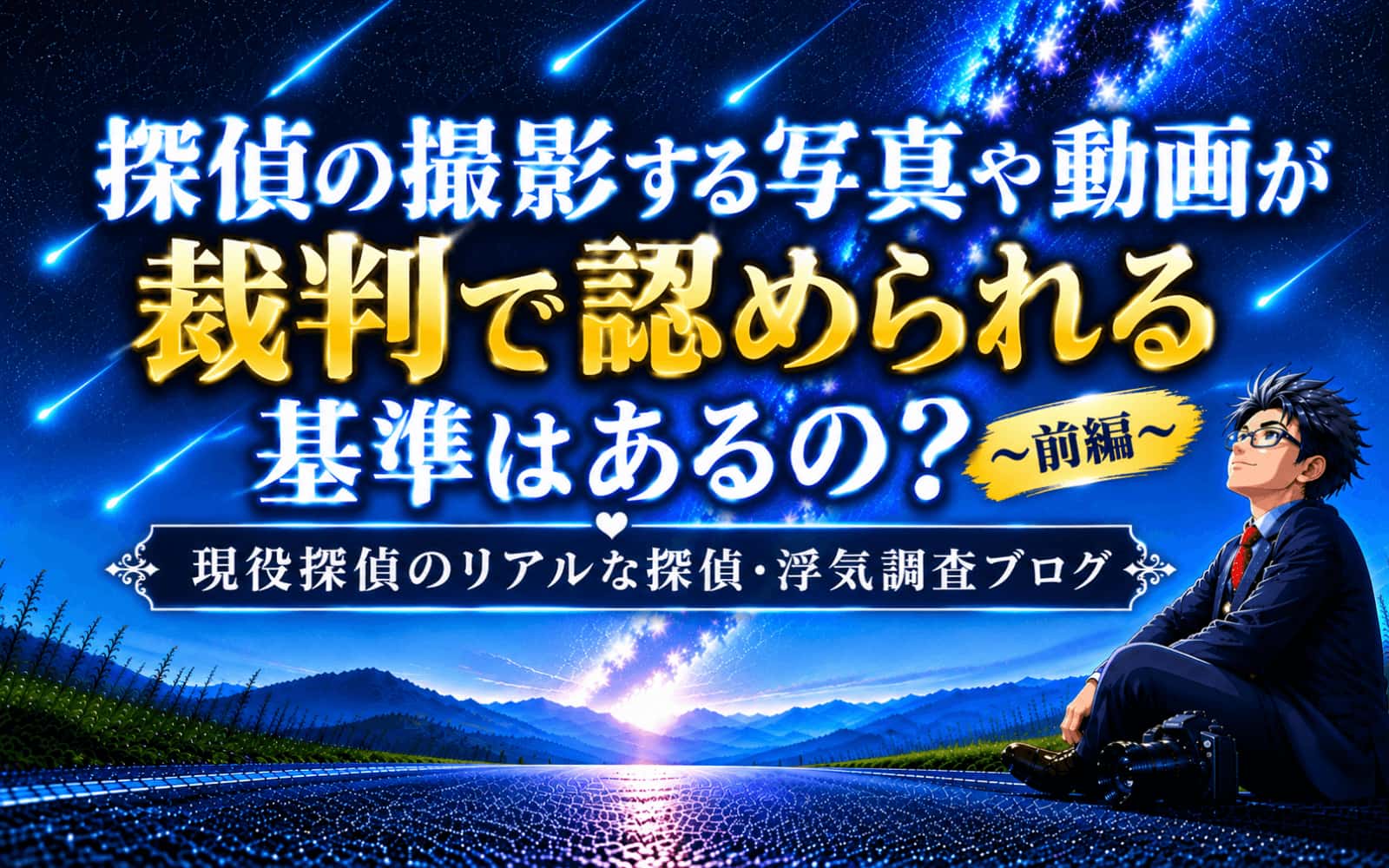 探偵の撮影する写真や動画が裁判で認められる基準を解説